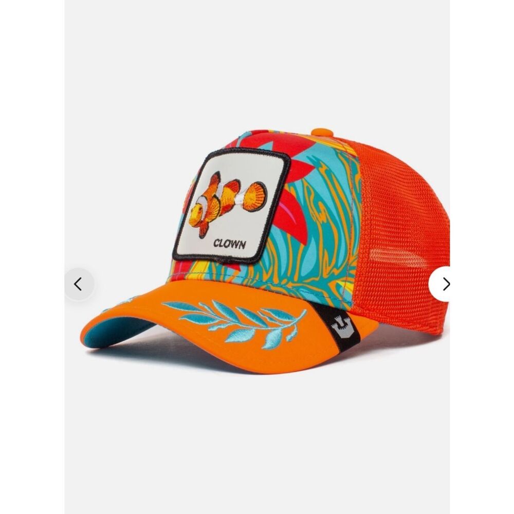 New Goorin Bros Unisex Animal Farm Trucker Snapback Public Anemone Clown Fish - Picture 2 of 8